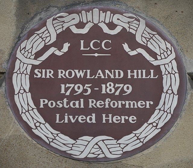 Commemorative plaque at 1 Orme Square, Bayswater, London