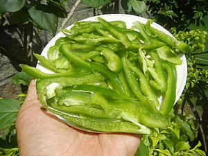 Green bell peppers