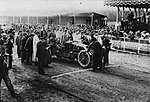 Grille de départ du Grand Prix de France 1906.