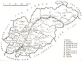 1938 map of interwar county Mures.png