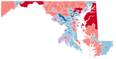 2002 Maryland House of Delegates election by MMD.svg