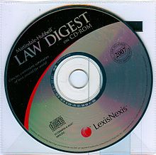 2007 Edition of LexisNexis Martindale-Hubbell Law Digest on CD-ROM 2007 MARTINDALE HUBBELL LAW DIGEST ON CD-ROM.jpg
