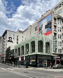 200 Powell Street, San Francisco, California (in 2022, the green building)