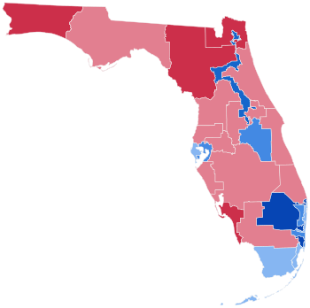 2012 Presidential Election in Florida by Congressional District.svg