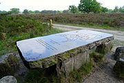 Monument ter herinnering van het 25-jarig bestaan van het wandelplatform LAW (1980-2005)