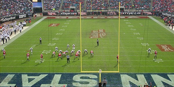 The 2016 TaxSlayer Bowl featuring the Penn State Nittany Lions and the Georgia Bulldogs