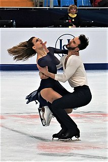 Free dance (ice dance) segment in a ice dancing competition