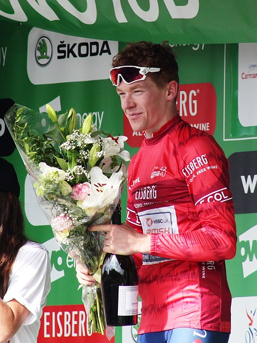 2018 Tour of Britain stage 1 - sprints leader Matthew Bostock
