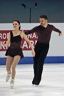 Cléo Hamon French pair skater