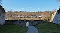 Zwingerblick westlich der Burg Richtung Neckar