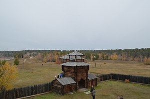 Зашиверск: Локација, Историја, Архитектура