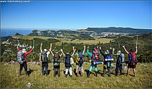 Senderismo en la Serra do Rio do Rastro.