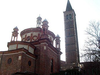 The Portinari Chapel and the campanile of Sant'Eustorgio 906MilanoSEustorgio.JPG