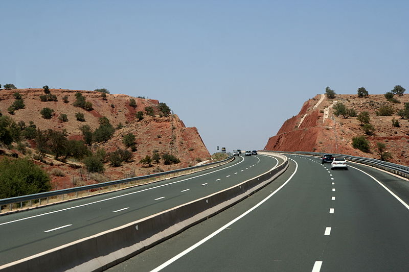 File:A7 motorway in Morocco 2.JPG