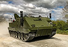 The new Armored Combat Support Vehicle (ACSV) is based on FFG's PMMC G5. The ACSV is a versatile tracked platform, available either in open or closed hull configurations, and is intended to be the base of several new types of support vehicles for the Norwegian Army, including SHORAD, artillery hunting radar, electronic warfare and logistics support variants. ACSVG5.jpg