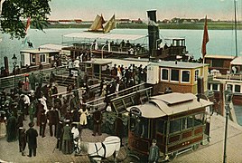 Aanlegplaats Stoomboot-Reederij Fop Smit & Co Dordrecht, 1925