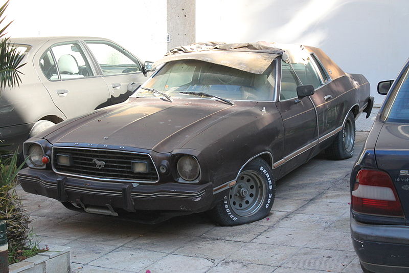 File:Abandoned US Ford Mustang II (10765055055).jpg