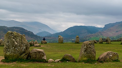 View at Castlerigg Stone Circle, Cumbria