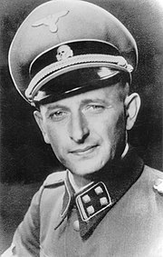 Adolf Eichmann, German Nazi major organizer of the Holocaust and war criminal Adolf Eichmann, 1942.jpg