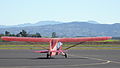 An Aeronca Champion taxiing.