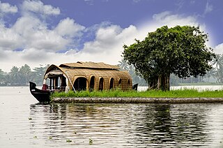 Alappuzha City in Kerala, India