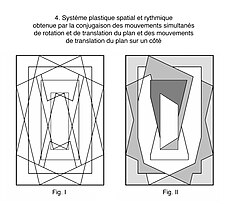Albert Gleizes (after) 4. Systéme plastique spatial et rythmique obtenue par la conjugaison des mouvements simultanés de rotation et de translation du plan et des mouvements de translation du plan sur un côté.jpg