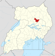 Alebtong District in Uganda.svg