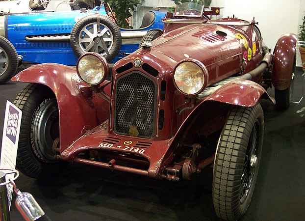 Alfa Romeo 8C winner in 1931, 1932 and 1933.