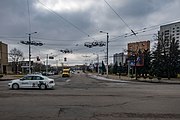 English: Alieha Kašavoha street. Minsk, Belarus Беларуская: Вуліца Алега Кашавога. Мінск, Беларусь Русский: Улица Олега Кошевого. Минск, Беларусь