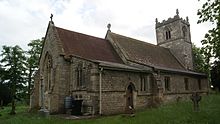 The northern and eastern elevations of the church. All Saints' Church, Thorp Arch (24th May 2016) 006.jpg