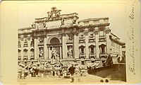 Řím, Fontana di Trevi, 1874