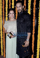 Hassanandani and her husband Rohit Reddy at Ekta Kapoor's Diwali party. Anita Hassanandani and Rohit Reddy at Ekta Kapoor's Diwali Party 2016.jpg