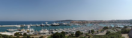 Port Vauban, the main port of Antibes