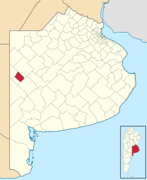 Муниципалитет Трес-Ломас на карте