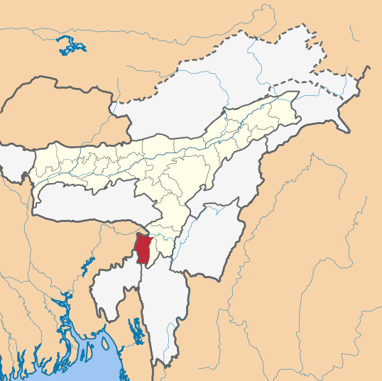 File:Assam district locator map Karimganj.svg