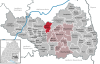 Location of the community of Attenweiler in the district of Biberach