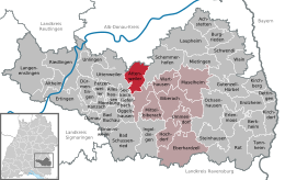 Attenweiler - Localizazion