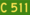 Australian Alphanumeric State Route C511.png