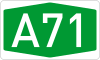 Autokinetodromos A71 number