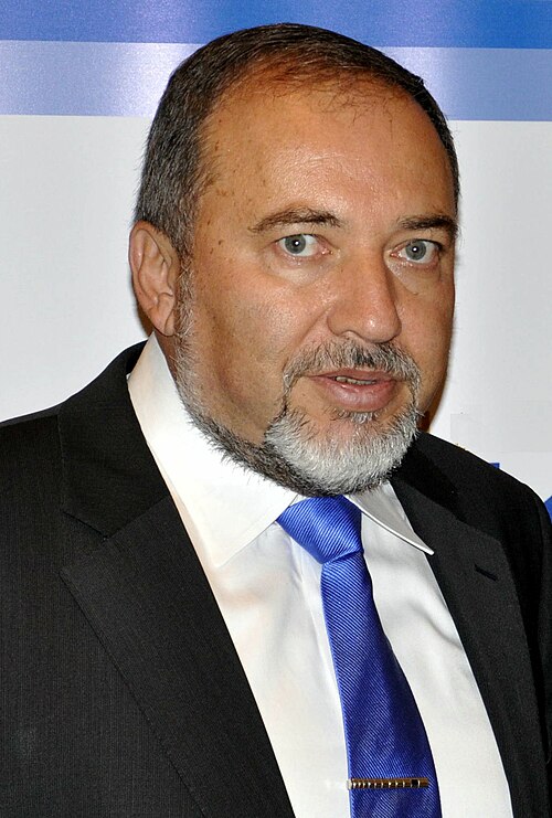Avigdor Lieberman, when he was Minister of Foreign Affairs