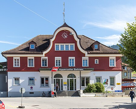 Bahnhof Appenzell (Juli 2017)