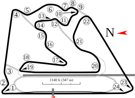 Endurance circuit, used in 2010