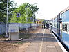 Barkur Railway station on the Konkan Railway