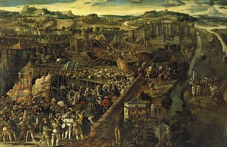 The Battle of Pavia in 1525 Battle of Pavia - Unknown Artist - Google Cultural Institute.jpg