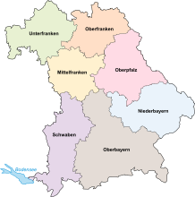 Bayern - Regierungsbezirke