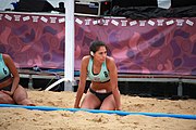 Deutsch: Beachhandball bei den Olympischen Jugendspielen 2018; Tag 5, 10. November 2018; Mädchen, Hauptrunde - Chinese Taipei (Taiwan)-Paraguay 2:0 English: Beach handball at the 2018 Summer Youth Olympics at 11 October 2018 – Girls Main Round – Chinese Taipei (Taiwan)-Paraguay 2:0