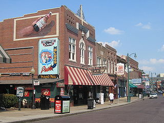 Beale Street Street in Memphis, Tennessee, United States