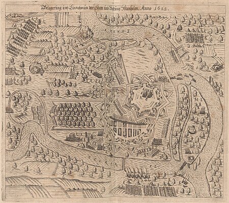 Belagerung und Einnehmun der Stadt und Verstung Manheim Anno 1622