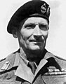 第2次大戦中に装甲部隊の黒ベレー（「モンティベレー」）を愛用したイギリス軍のモントゴメリー子爵