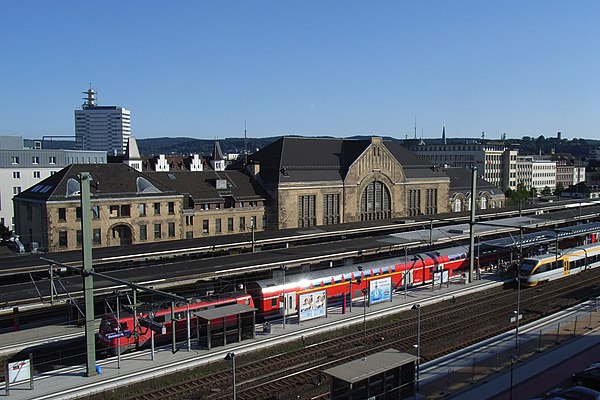 Bielefeld Hauptbahnhof, north-west view